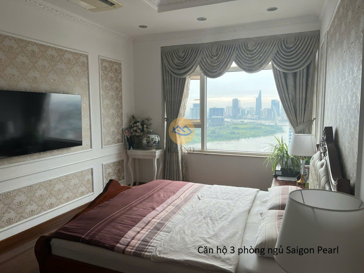 Căn Hộ 3 Phòng Ngủ Saigon Pearl 138m² – Chỉ với 16.6 tỷ, View sông Đẹp, Full Nội Thất Cao Cấp