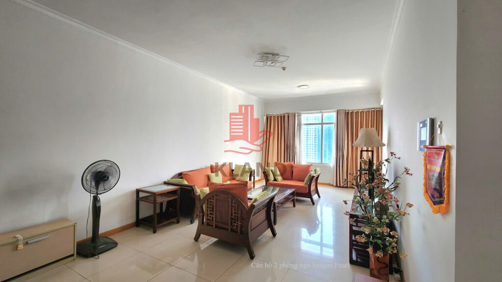 Cho thuê căn hộ 3 phòng ngủ Saigon Pearl – 141m² chỉ 31 triệu/tháng, bao phí quản lý!