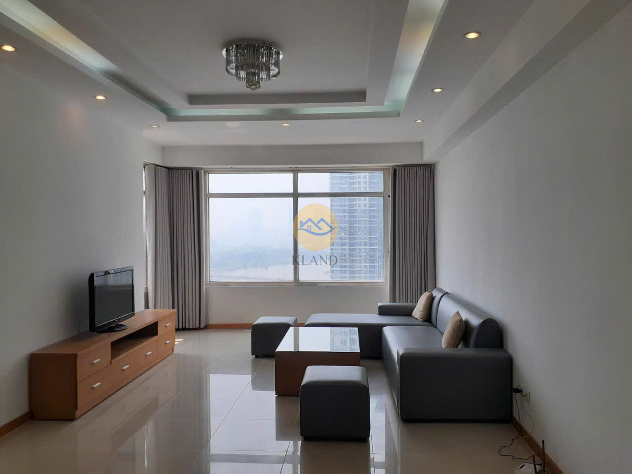 Cho thuê căn hộ 3 phòng ngủ Saigon Pearl giá tốt – view đẹp sông, full nội thất