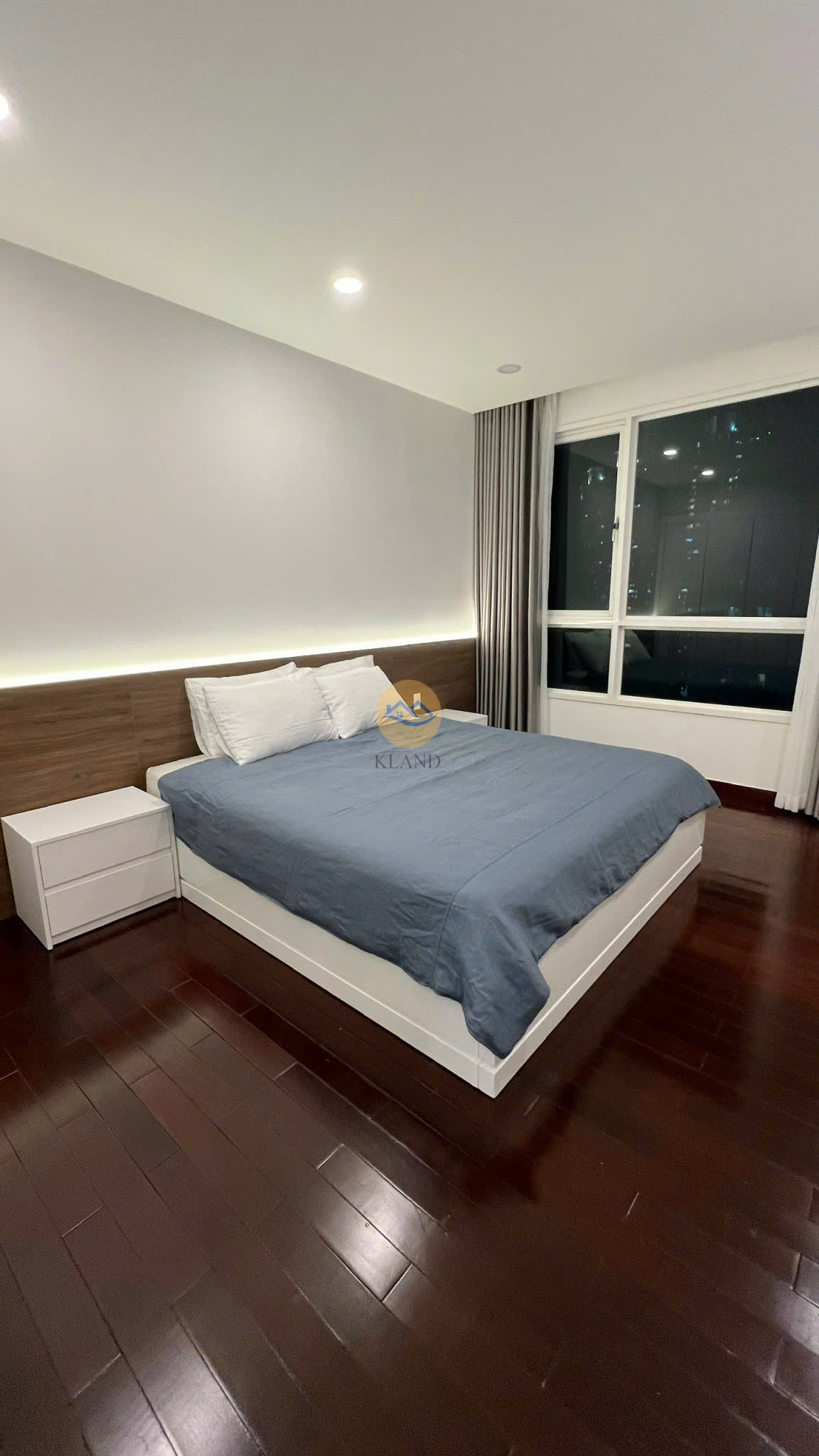 Cho thuê căn hộ 3 phòng ngủ The Manor 1 – 157m² – View Cầu Ba Son – Chỉ 34 triệu/tháng