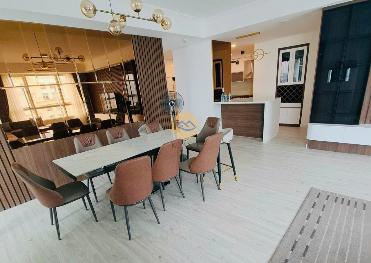 Cho thuê căn hộ 3 phòng ngủ The Manor 1 – 157m² – View Cầu Ba Son – Chỉ 34 triệu/tháng